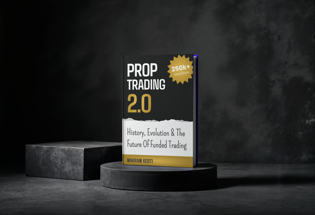 Sign-up form to download the "History, Evolution & Future of Funded Trading" ebook